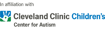 In affiliation with Cleveland Clinic Children's Center for Autism logo