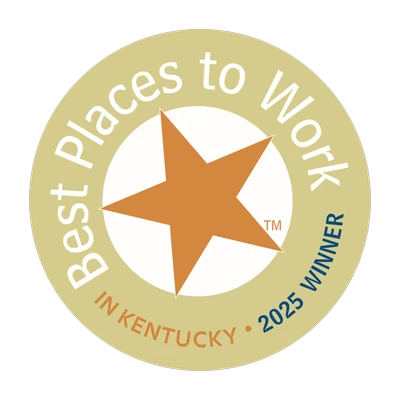 Best Places to Work in Kentucky 2025 Winner badge.